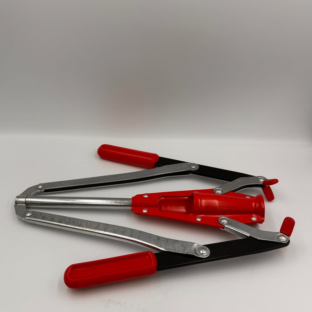 Double Lever Wine Bottle Corker Manual Home Brewing Sealing Tool Red Metal